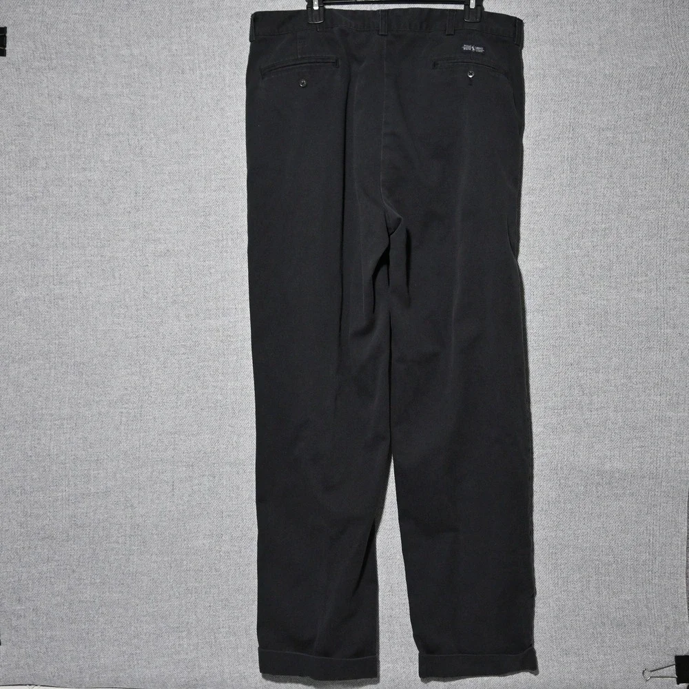 Polo Ralph Lauren Hammond Pant Mens Pleated Chino 38/34 Black